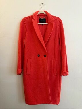 J. Crew Daphne topcoat in Italian boiled wool size 6